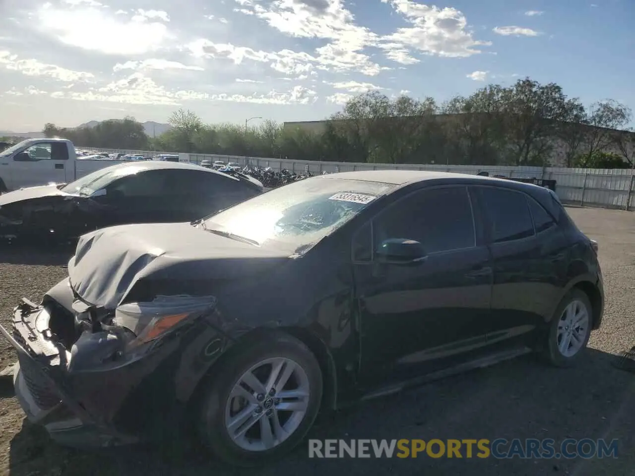 1 fotografías del automóvil dañado JTND4MBEXM3128722 TOYOTA COROLLA 2021