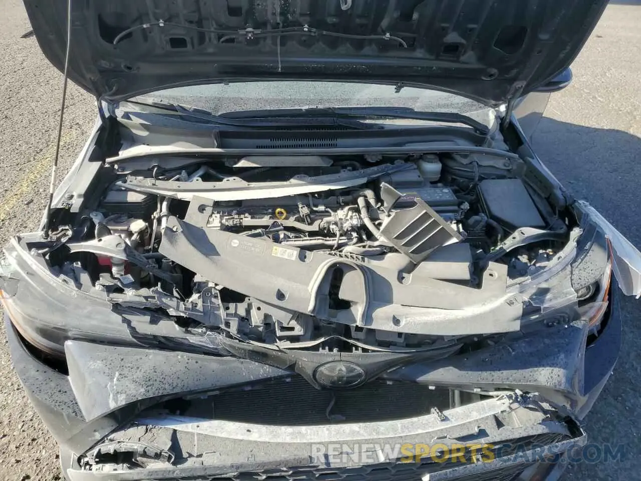 12 fotografías del automóvil dañado JTND4MBEXM3128722 TOYOTA COROLLA 2021
