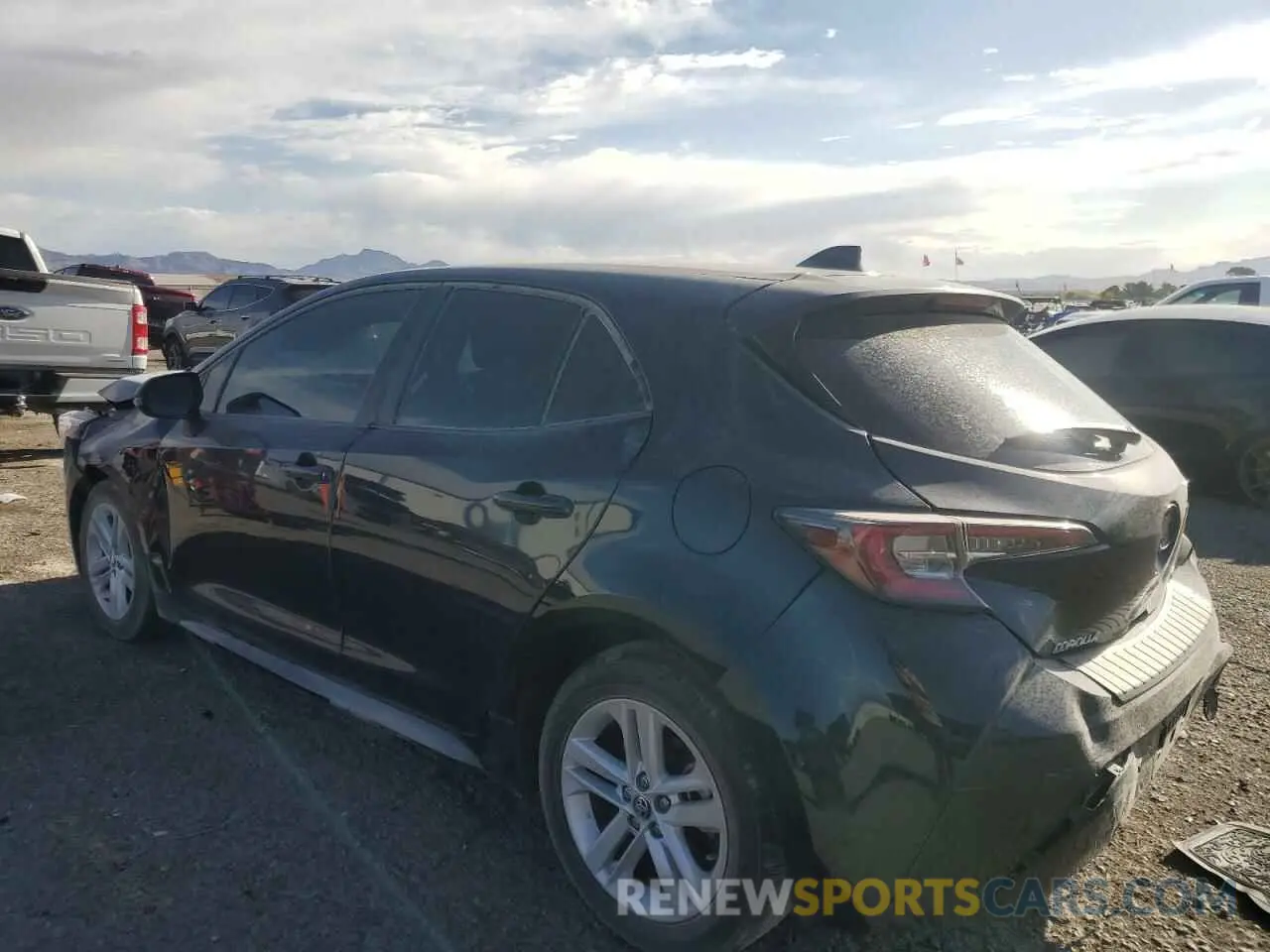 2 fotografías del automóvil dañado JTND4MBEXM3128722 TOYOTA COROLLA 2021