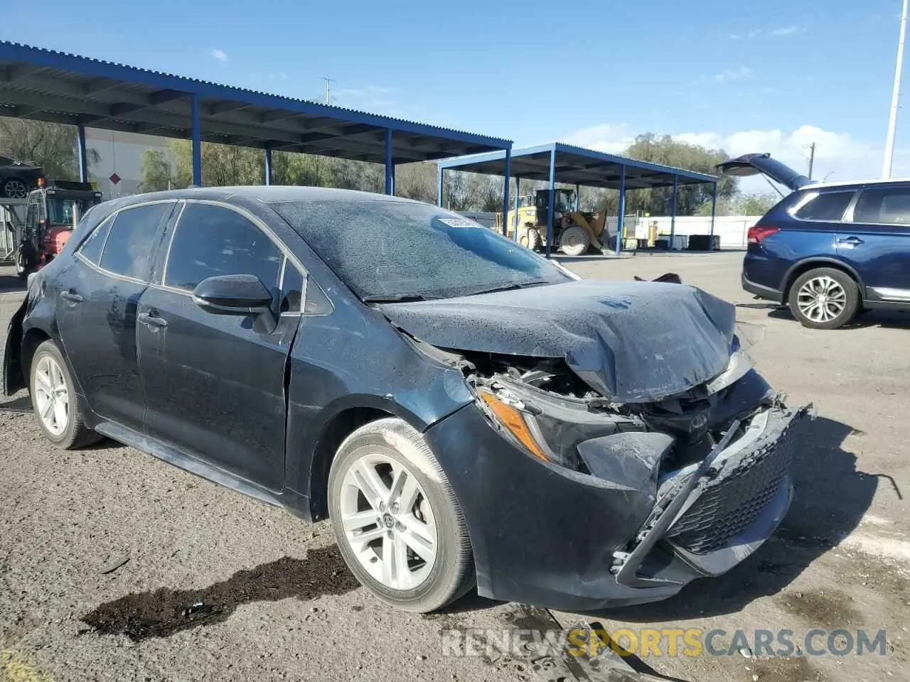 4 fotografías del automóvil dañado JTND4MBEXM3128722 TOYOTA COROLLA 2021
