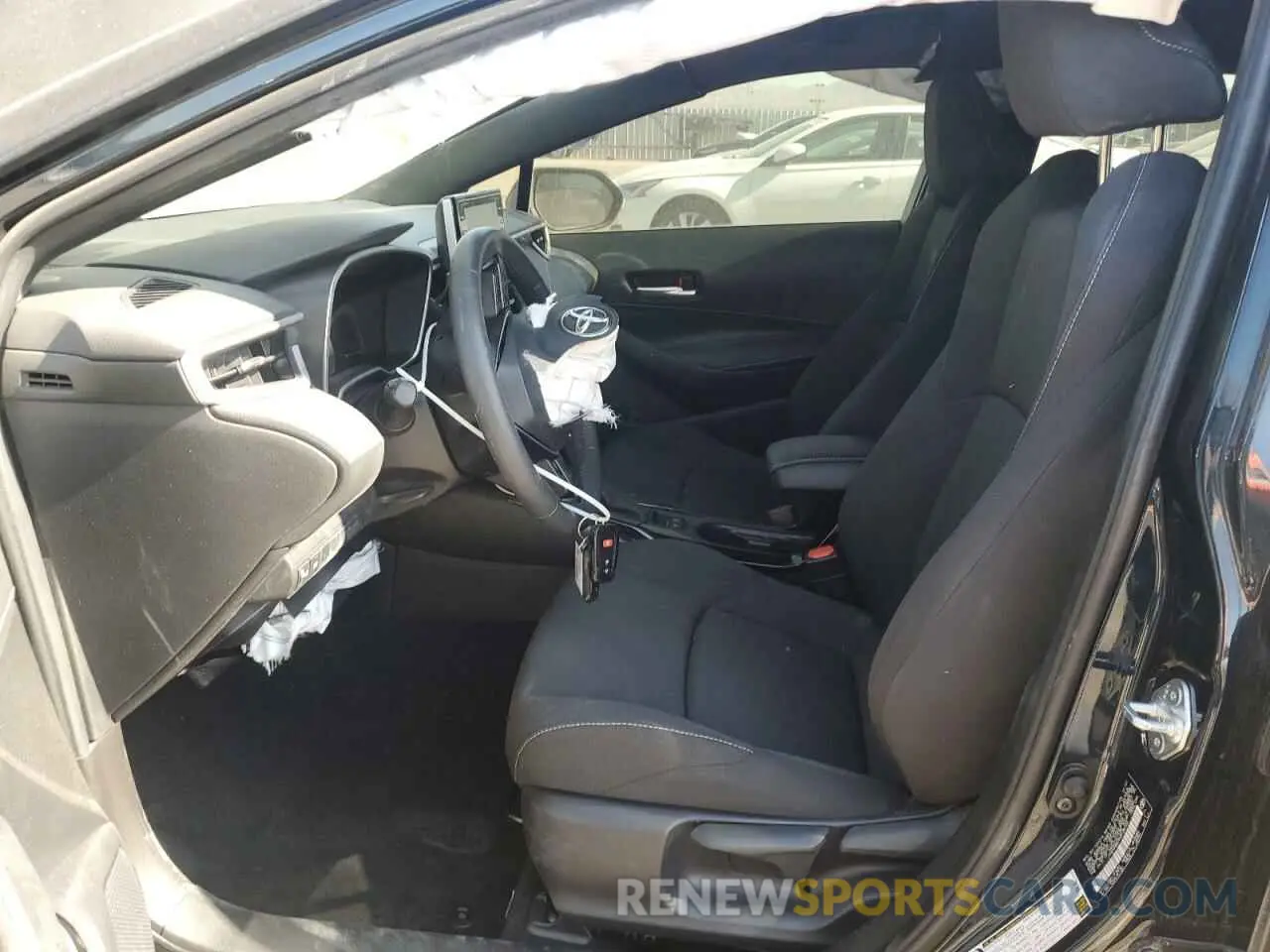 7 fotografías del automóvil dañado JTND4MBEXM3128722 TOYOTA COROLLA 2021