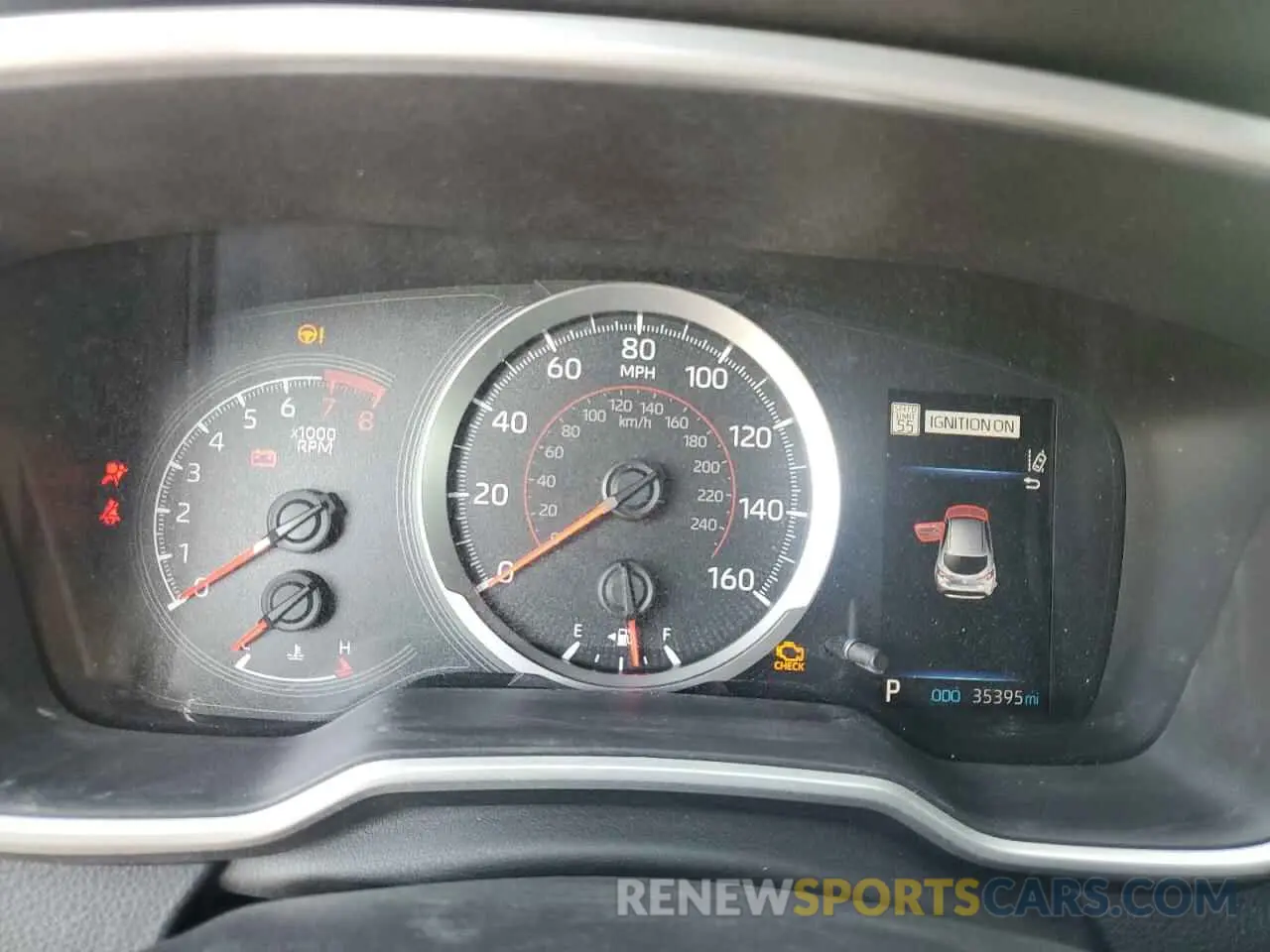 9 fotografías del automóvil dañado JTND4MBEXM3128722 TOYOTA COROLLA 2021