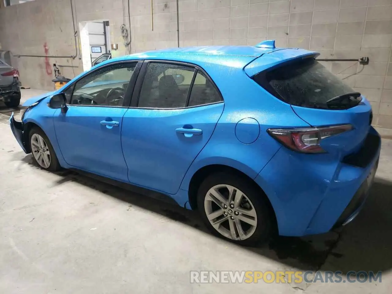 2 fotografías del automóvil dañado JTND4MBEXM3133581 TOYOTA COROLLA 2021