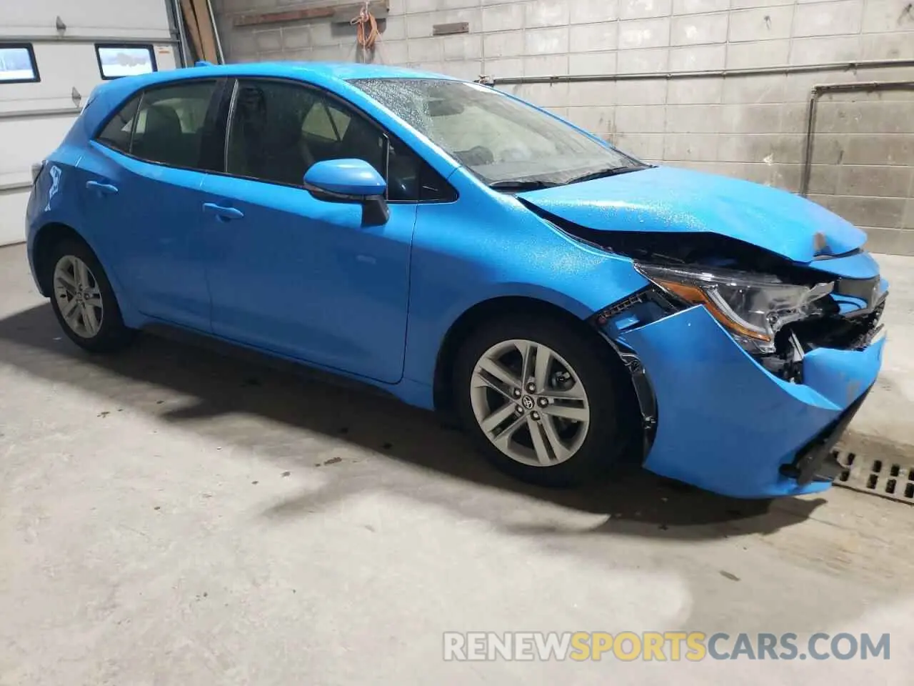 4 fotografías del automóvil dañado JTND4MBEXM3133581 TOYOTA COROLLA 2021