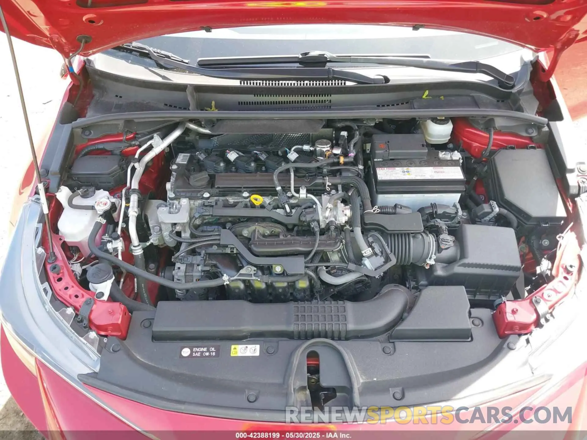 10 fotografías del automóvil dañado JTND4MBEXM3138358 TOYOTA COROLLA 2021