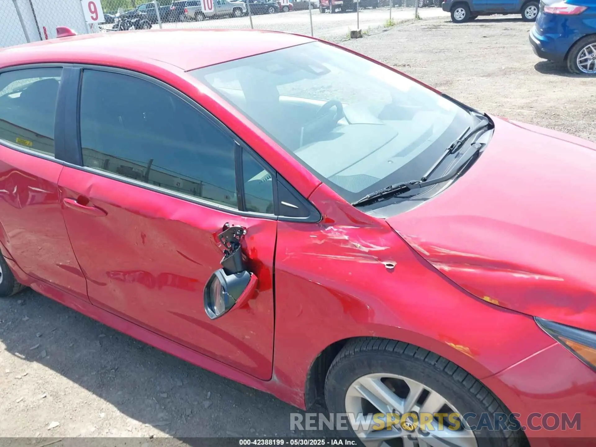 6 fotografías del automóvil dañado JTND4MBEXM3138358 TOYOTA COROLLA 2021