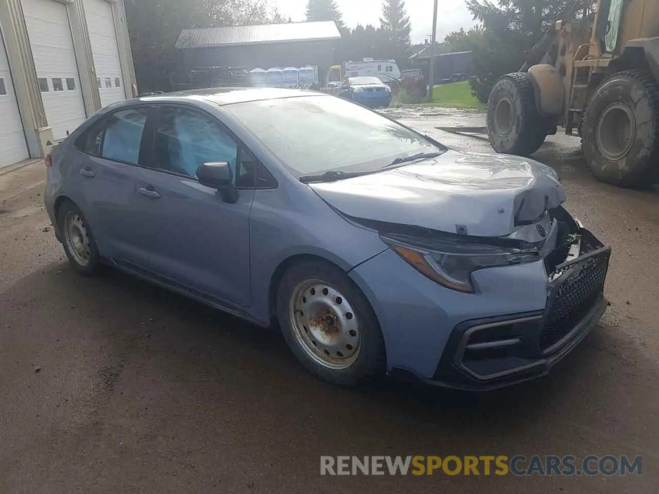 4 fotografías del automóvil dañado 5YFB4MBE7NP104334 TOYOTA COROLLA 2022