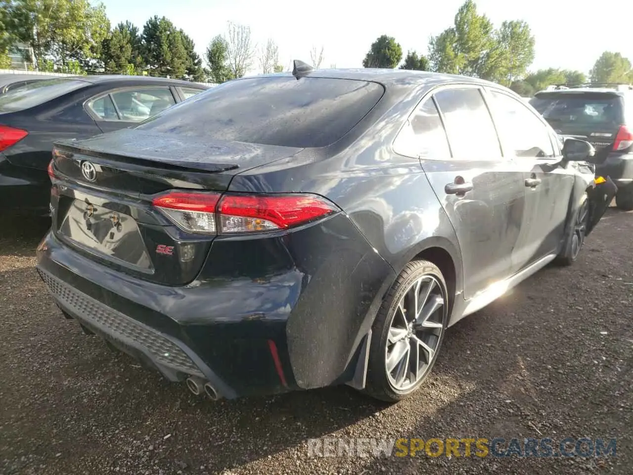 4 fotografías del automóvil dañado 5YFB4MBE8NP099306 TOYOTA COROLLA 2022