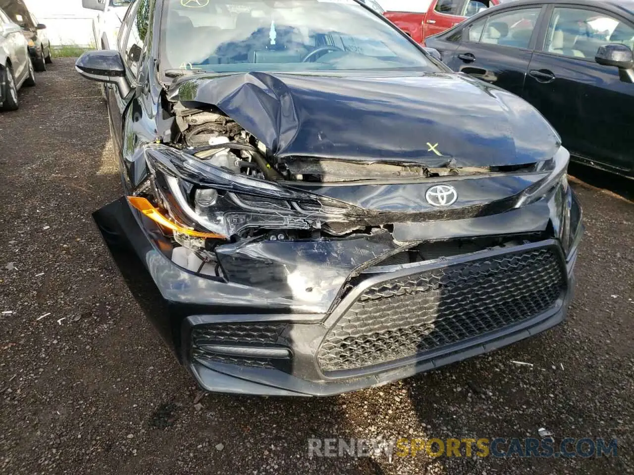 9 fotografías del automóvil dañado 5YFB4MBE8NP099306 TOYOTA COROLLA 2022