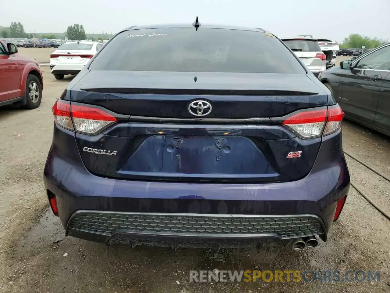 6 fotografías del automóvil dañado 5YFB4MBE8NP125113 TOYOTA COROLLA 2022