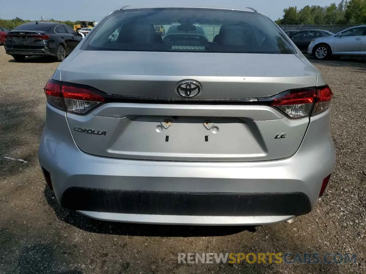 6 fotografías del automóvil dañado 5YFBPMBE0NP293366 TOYOTA COROLLA 2022