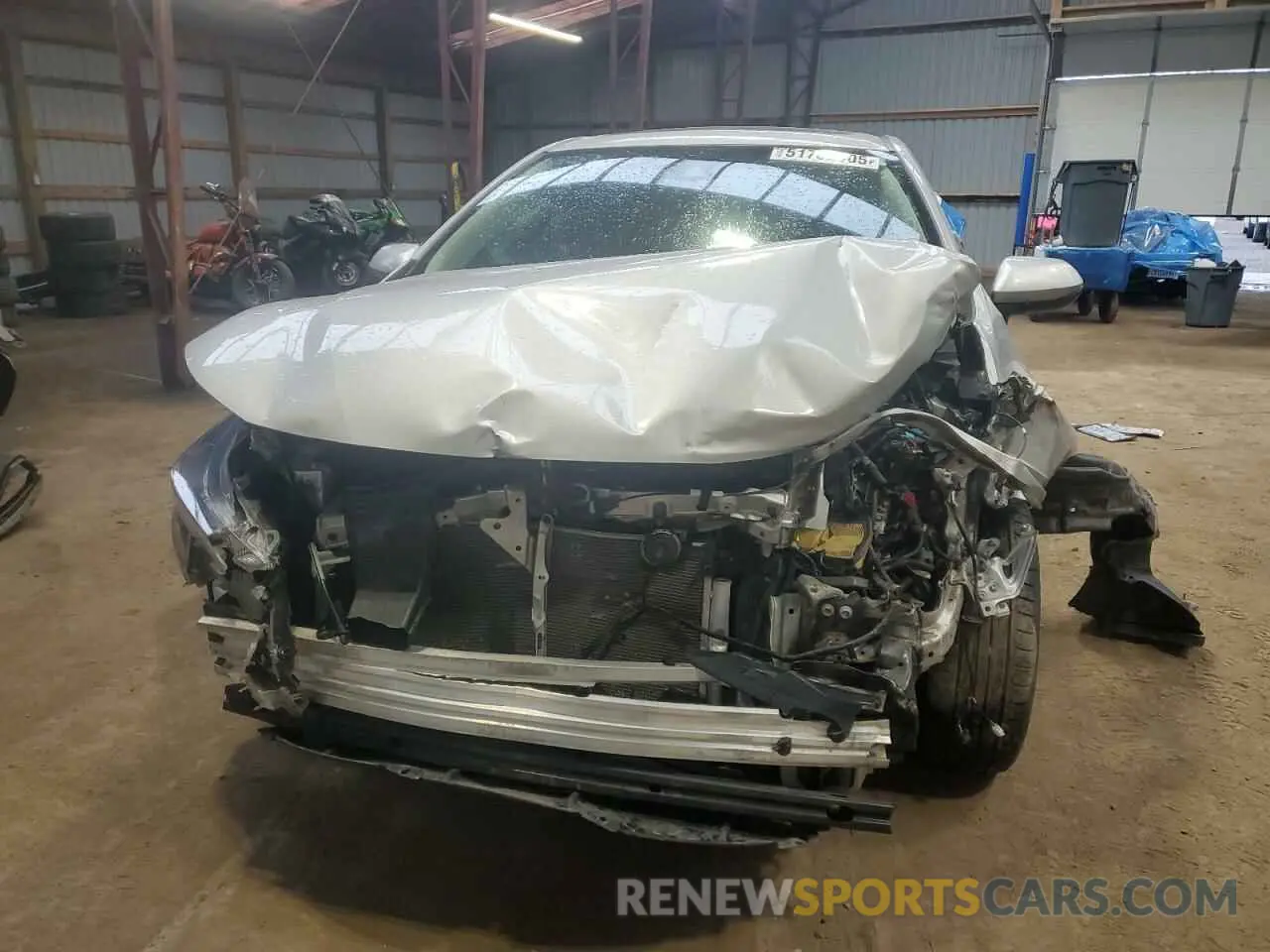 5 fotografías del automóvil dañado 5YFBPMBE1NP314838 TOYOTA COROLLA 2022