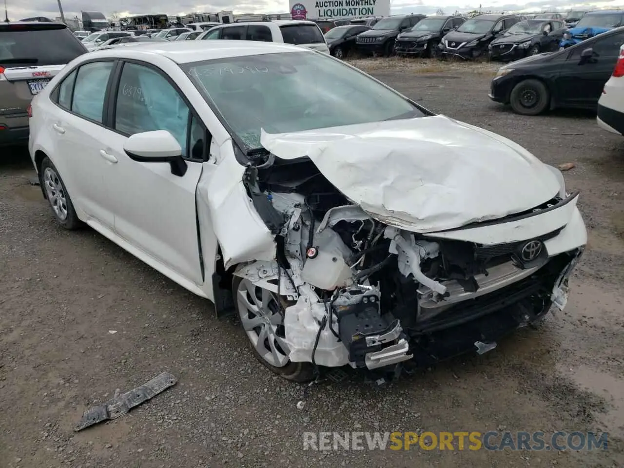 1 fotografías del automóvil dañado 5YFBPMBE2NP317764 TOYOTA COROLLA 2022