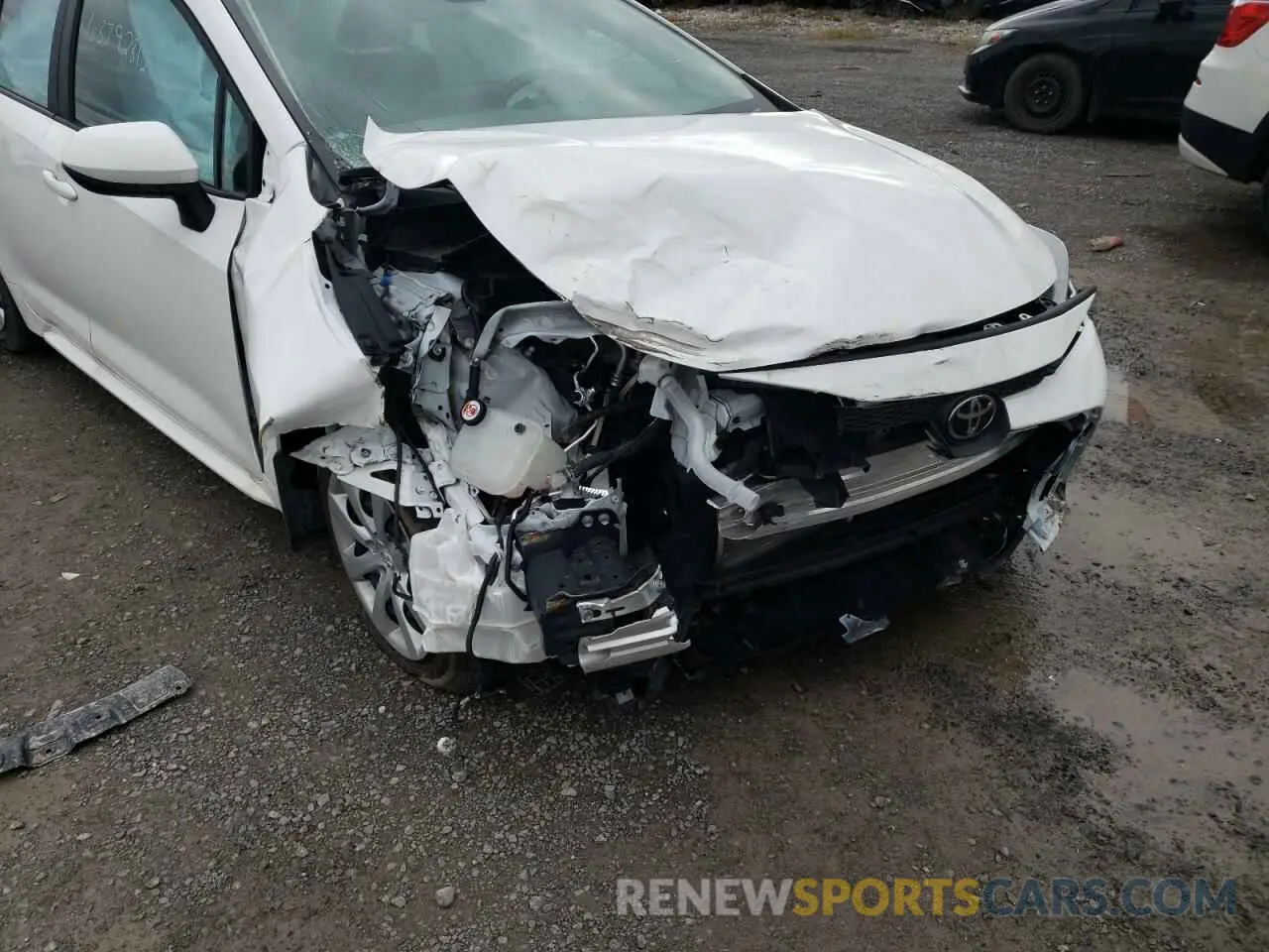 9 fotografías del automóvil dañado 5YFBPMBE2NP317764 TOYOTA COROLLA 2022