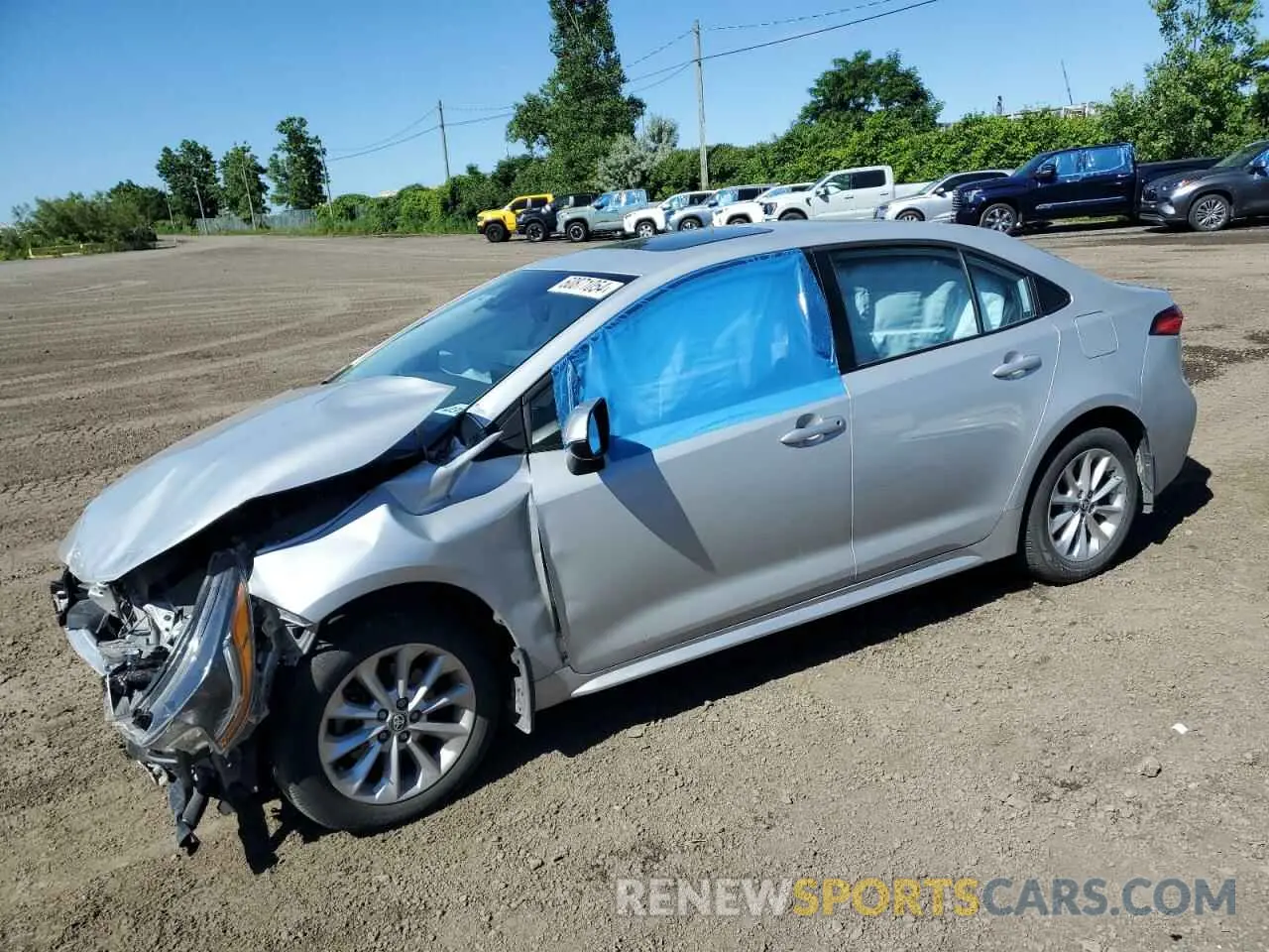 1 fotografías del automóvil dañado 5YFBPMBE6NP344062 TOYOTA COROLLA 2022
