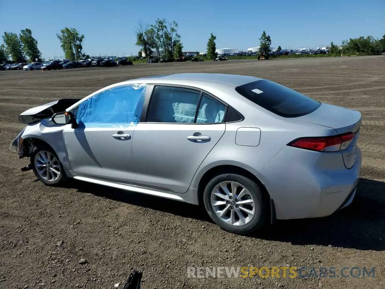 2 fotografías del automóvil dañado 5YFBPMBE6NP344062 TOYOTA COROLLA 2022