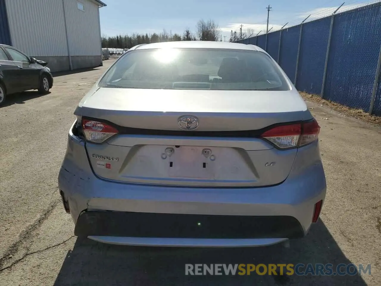 6 fotografías del automóvil dañado 5YFBPMBE8NP321883 TOYOTA COROLLA 2022