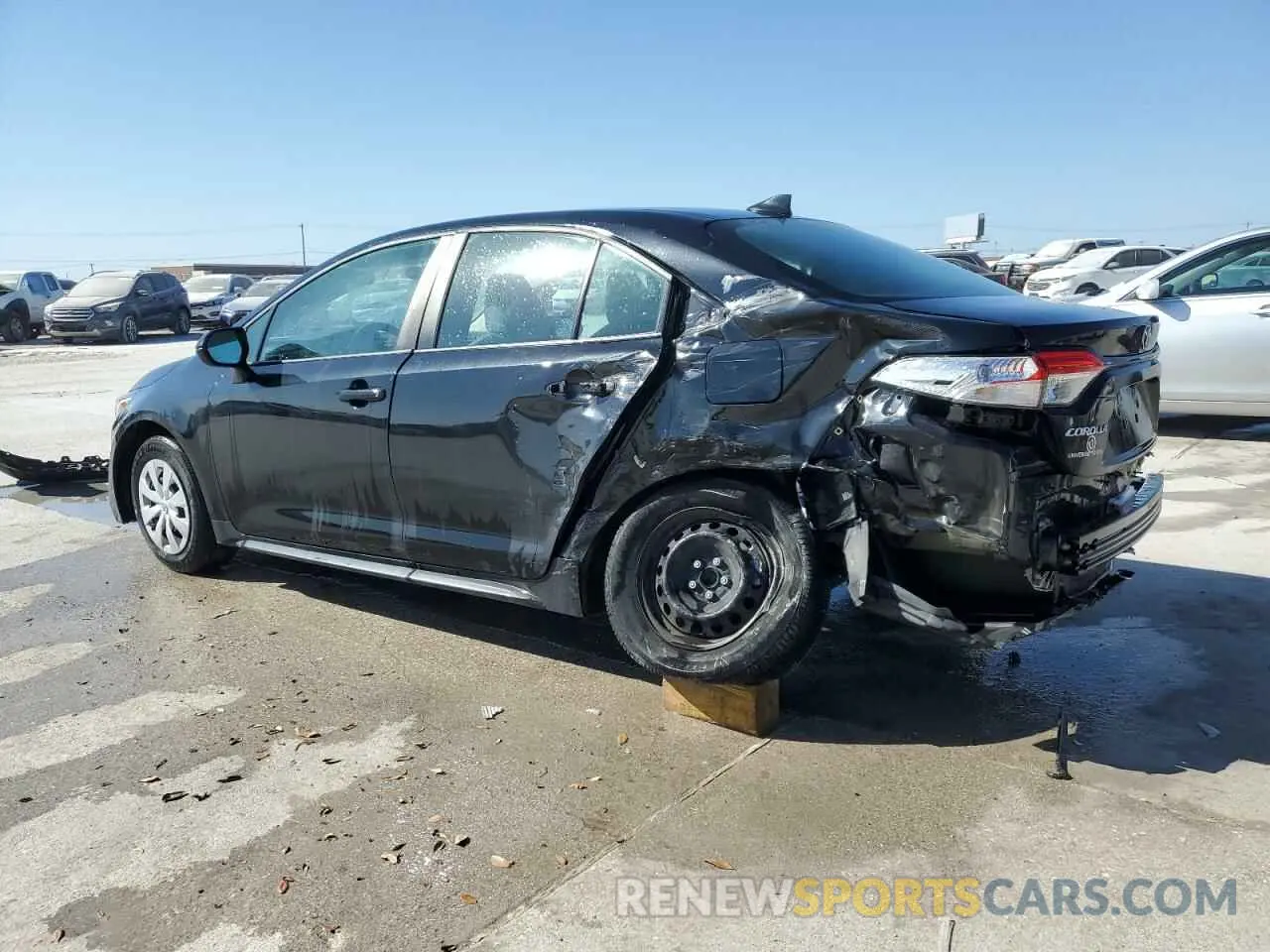 2 fotografías del automóvil dañado 5YFDPMAE0NP295922 TOYOTA COROLLA 2022