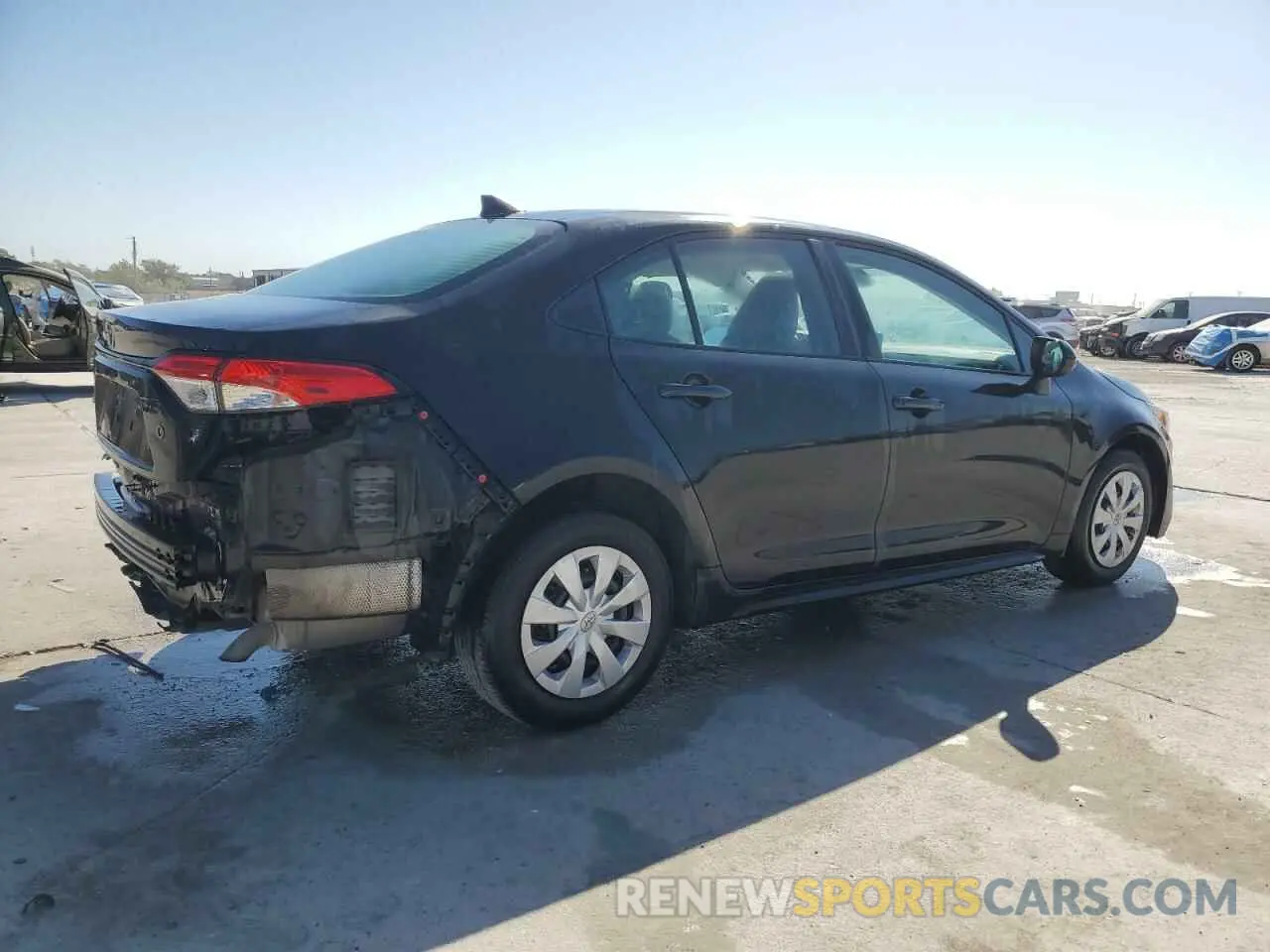 3 fotografías del automóvil dañado 5YFDPMAE0NP295922 TOYOTA COROLLA 2022