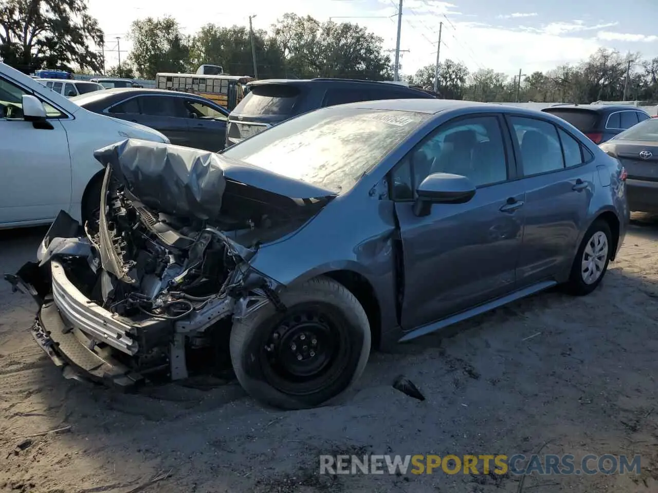 1 fotografías del automóvil dañado 5YFDPMAE2NP333716 TOYOTA COROLLA 2022
