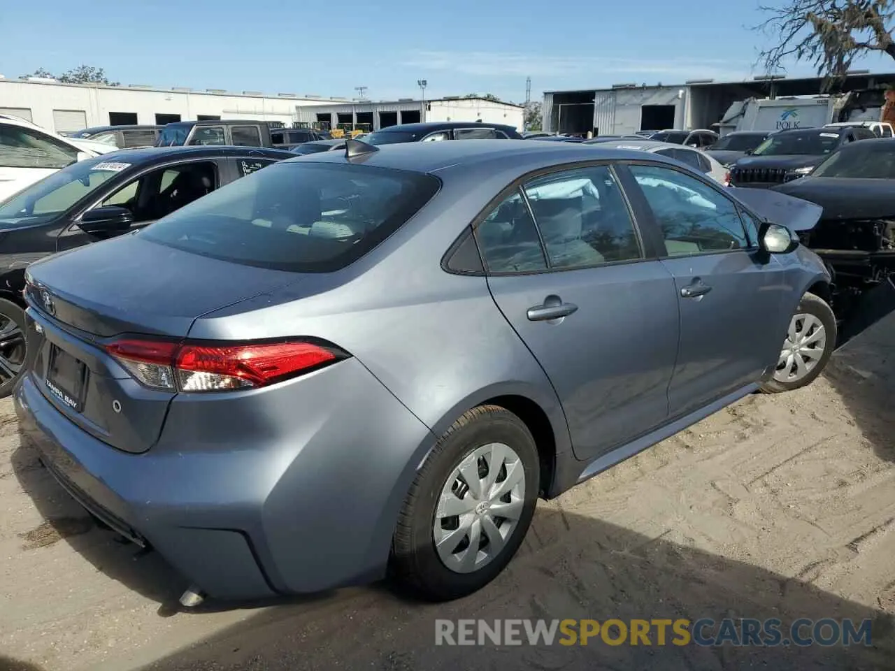 3 fotografías del automóvil dañado 5YFDPMAE2NP333716 TOYOTA COROLLA 2022