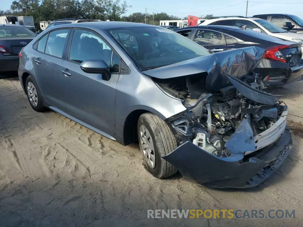 4 fotografías del automóvil dañado 5YFDPMAE2NP333716 TOYOTA COROLLA 2022