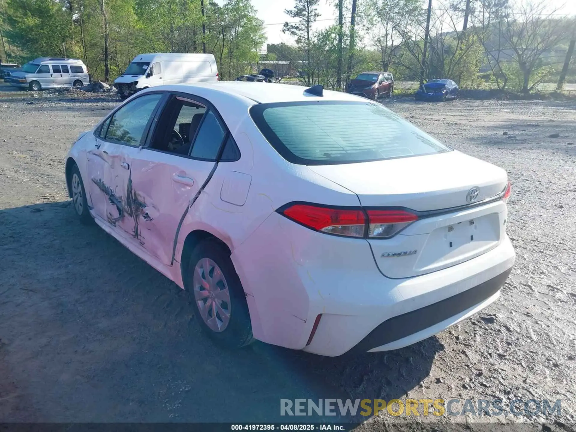 3 fotografías del automóvil dañado 5YFDPMAE2NP377750 TOYOTA COROLLA 2022
