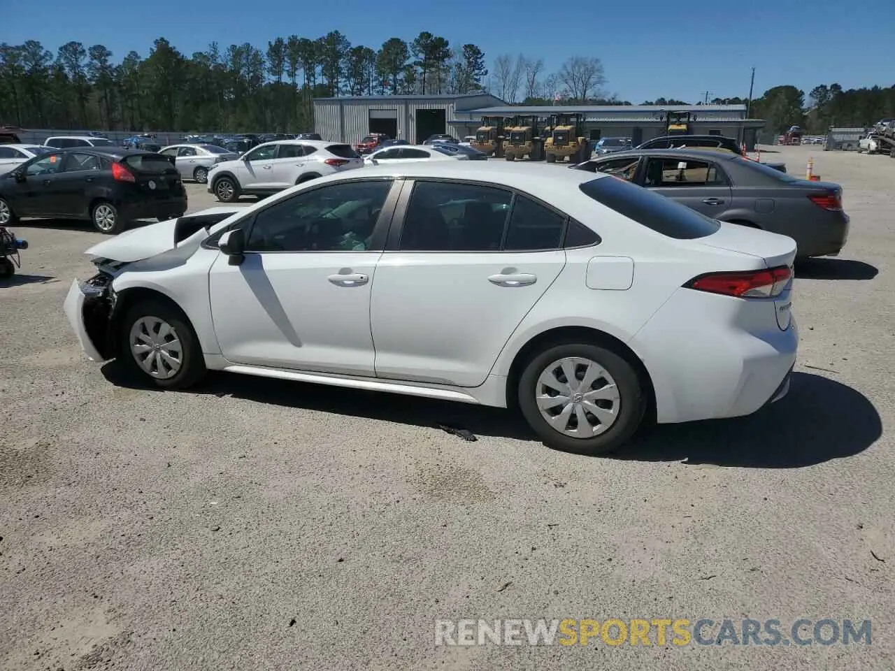 2 fotografías del automóvil dañado 5YFDPMAE5NP280607 TOYOTA COROLLA 2022