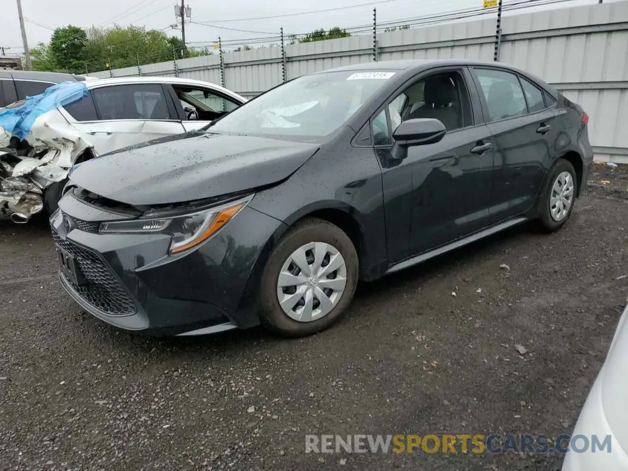 1 fotografías del automóvil dañado 5YFDPMAE7NP342797 TOYOTA COROLLA 2022