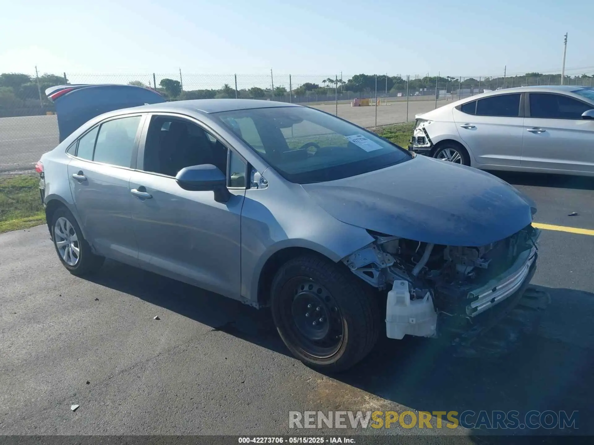 1 fotografías del automóvil dañado 5YFEPMAE0NP272614 TOYOTA COROLLA 2022