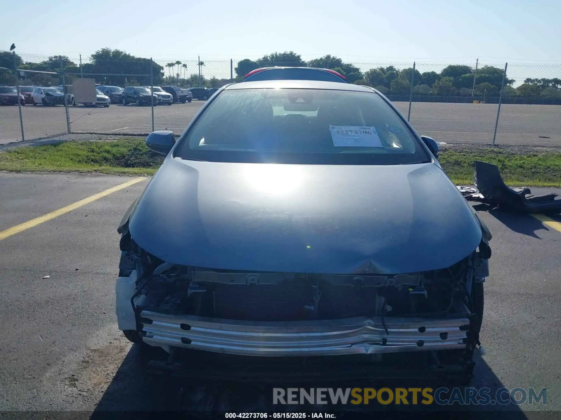 13 fotografías del automóvil dañado 5YFEPMAE0NP272614 TOYOTA COROLLA 2022