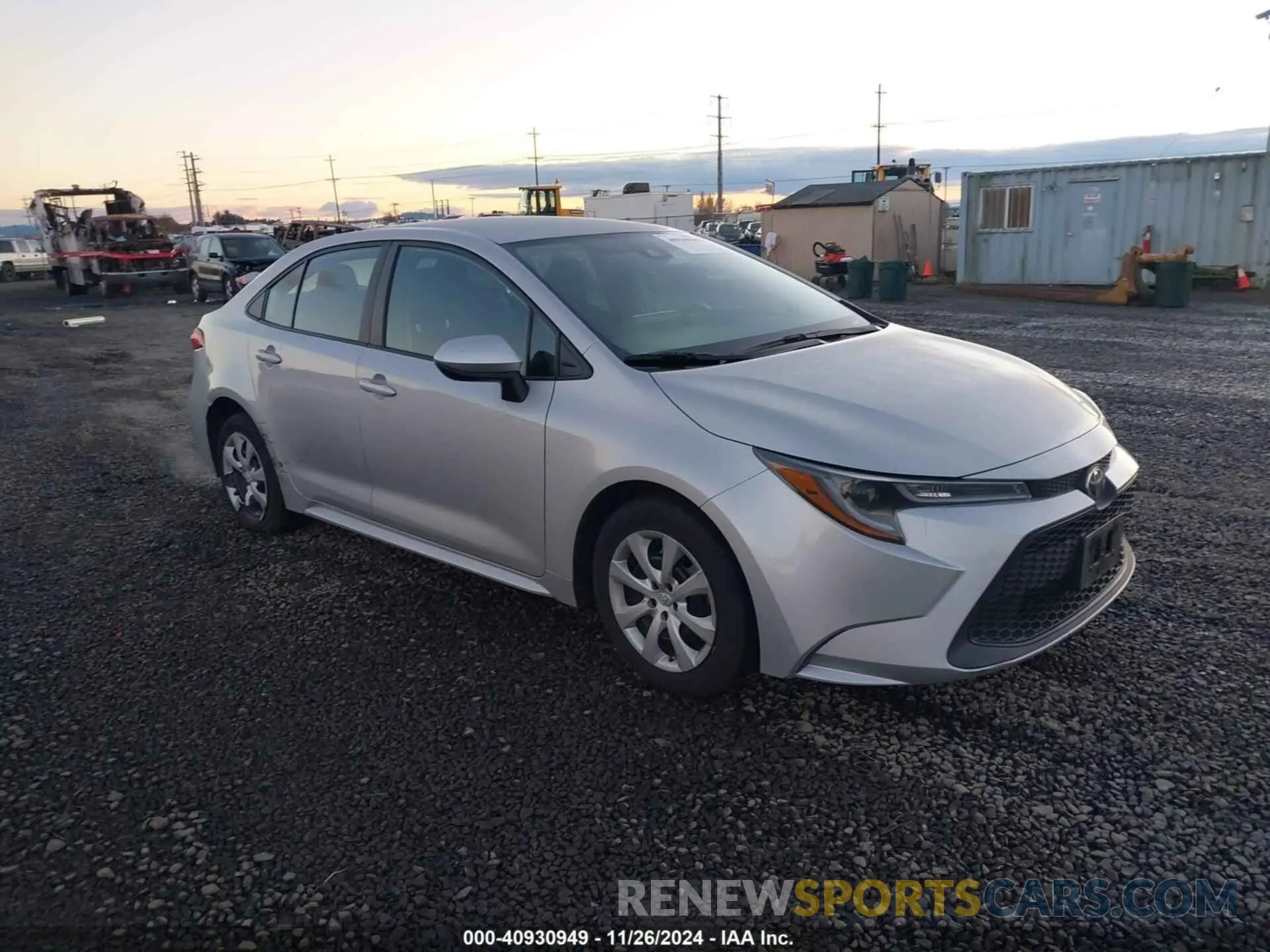 1 fotografías del automóvil dañado 5YFEPMAE0NP275562 TOYOTA COROLLA 2022