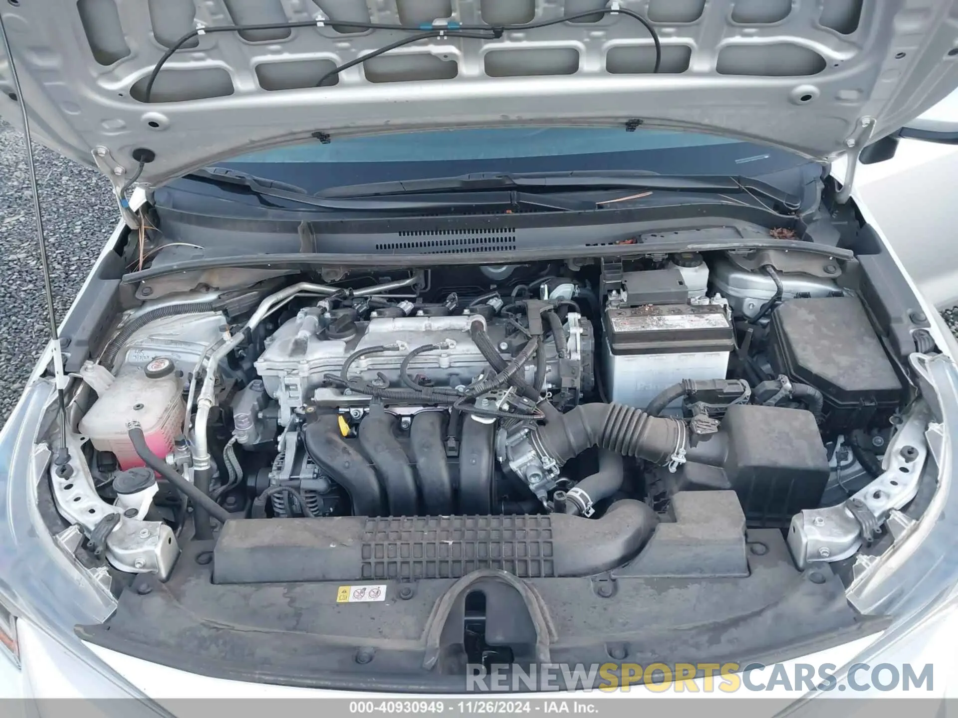 10 fotografías del automóvil dañado 5YFEPMAE0NP275562 TOYOTA COROLLA 2022