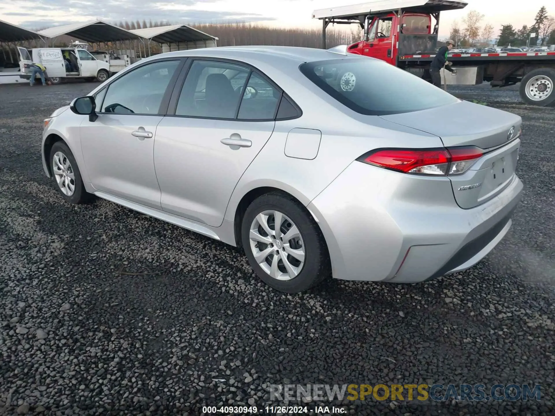 3 fotografías del automóvil dañado 5YFEPMAE0NP275562 TOYOTA COROLLA 2022