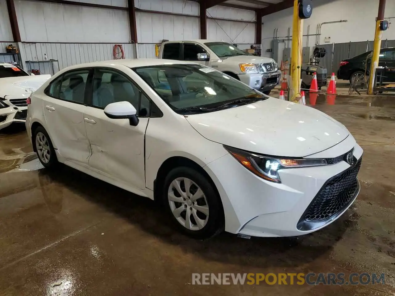 4 fotografías del automóvil dañado 5YFEPMAE0NP295178 TOYOTA COROLLA 2022