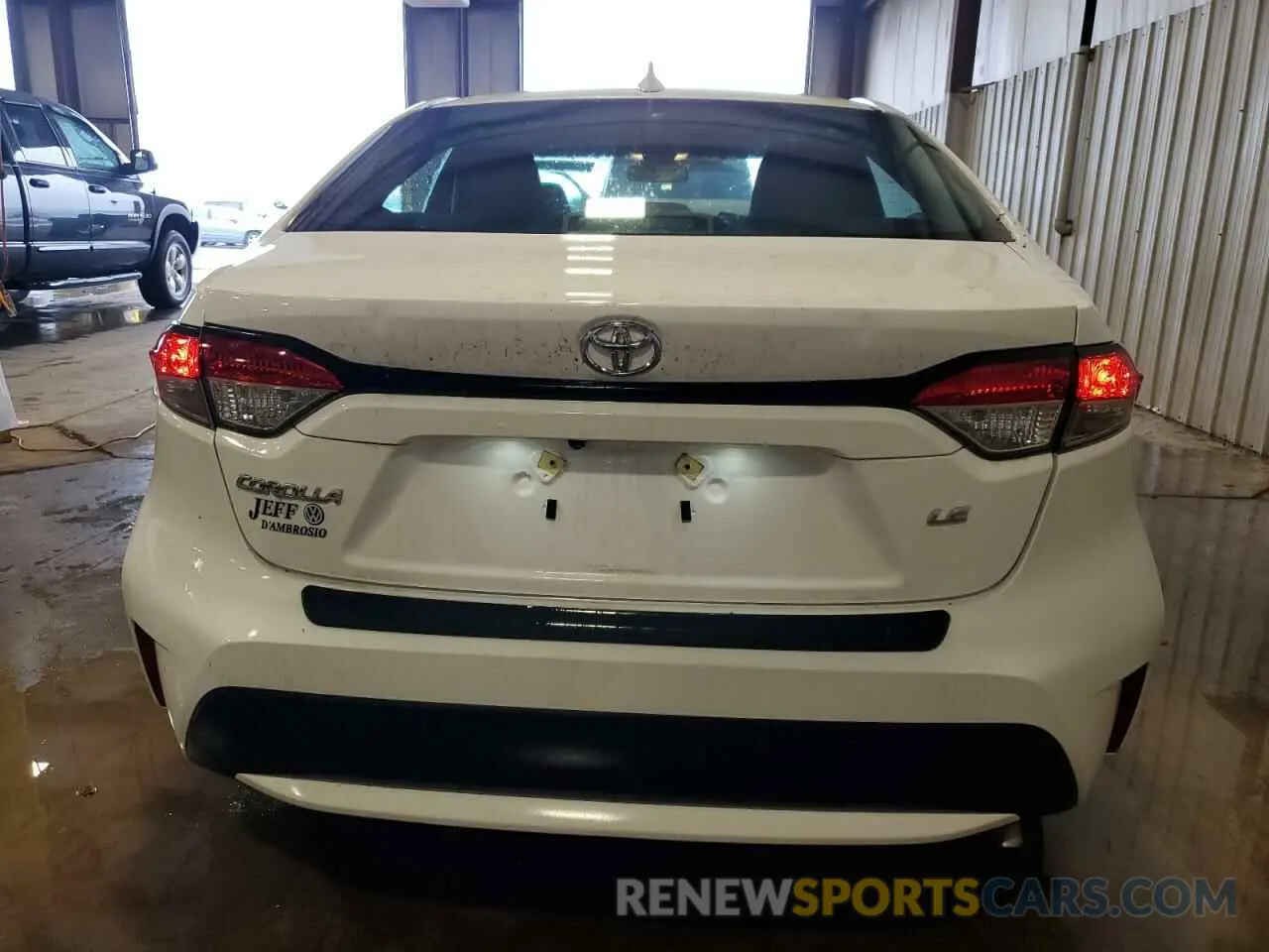 6 fotografías del automóvil dañado 5YFEPMAE0NP295178 TOYOTA COROLLA 2022