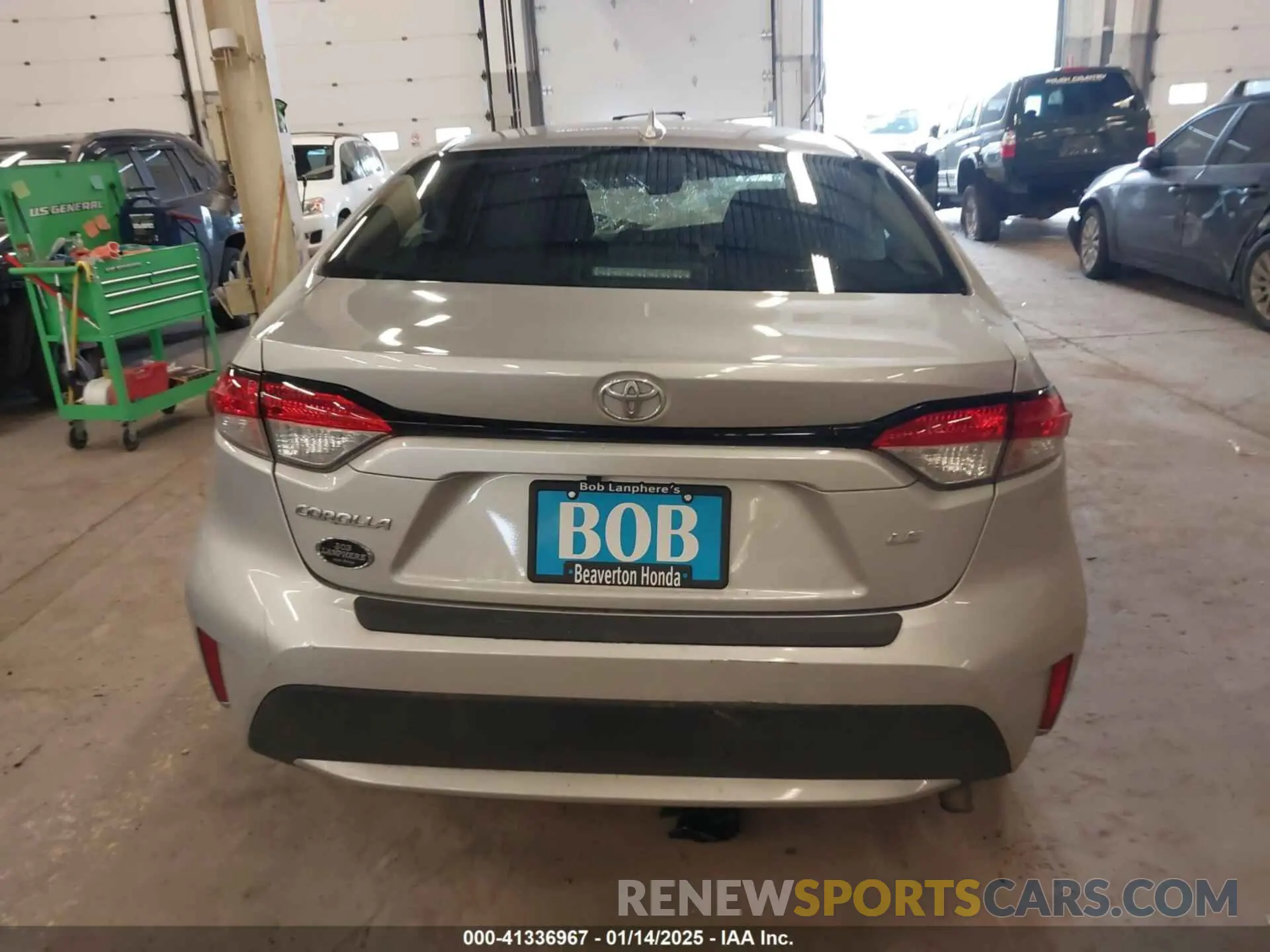16 fotografías del automóvil dañado 5YFEPMAE0NP301996 TOYOTA COROLLA 2022