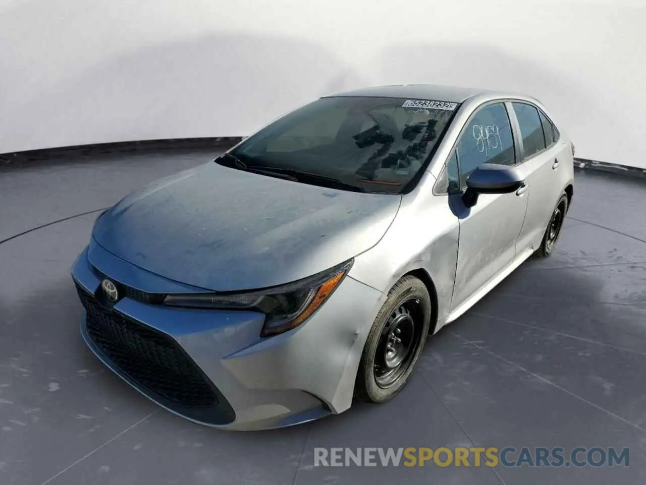 2 fotografías del automóvil dañado 5YFEPMAE0NP317938 TOYOTA COROLLA 2022