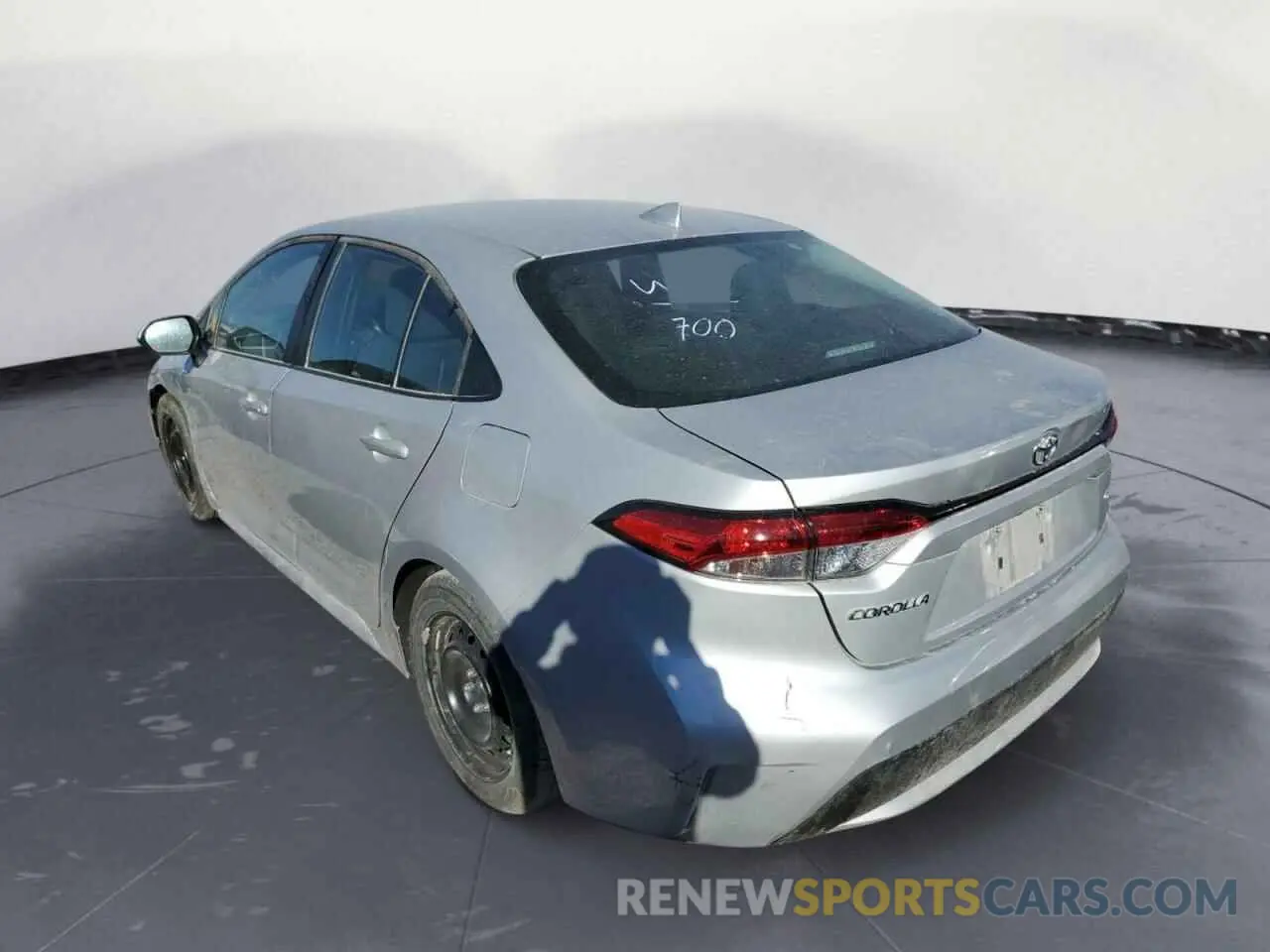3 fotografías del automóvil dañado 5YFEPMAE0NP317938 TOYOTA COROLLA 2022