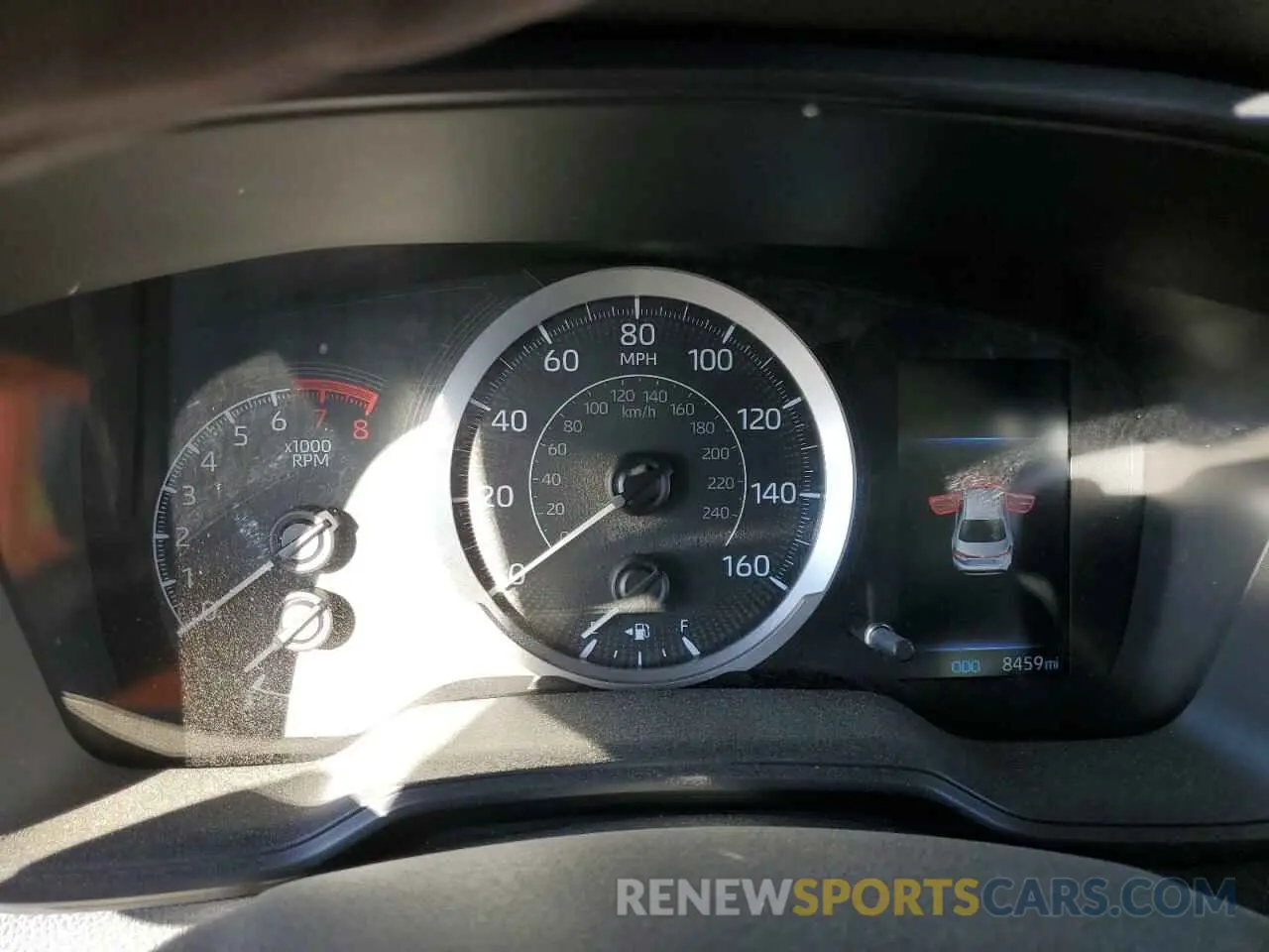 8 fotografías del automóvil dañado 5YFEPMAE0NP317938 TOYOTA COROLLA 2022