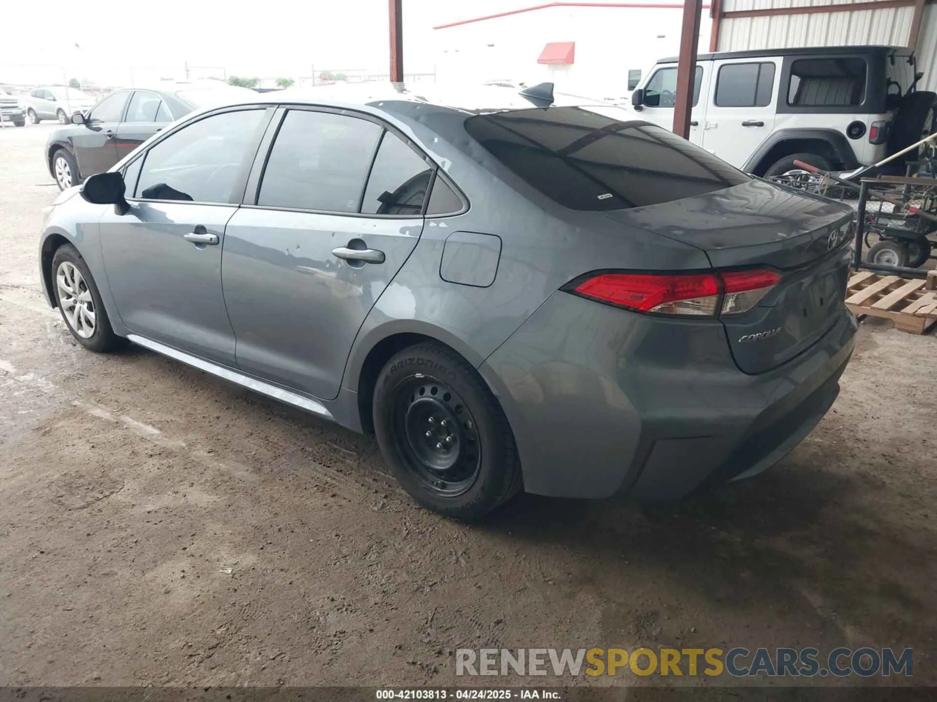 3 fotografías del automóvil dañado 5YFEPMAE0NP322542 TOYOTA COROLLA 2022