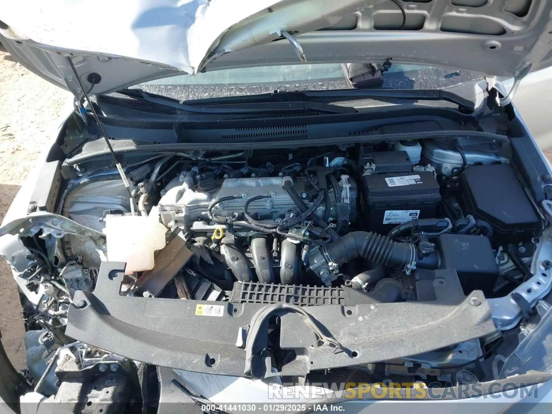 10 fotografías del automóvil dañado 5YFEPMAE0NP325540 TOYOTA COROLLA 2022