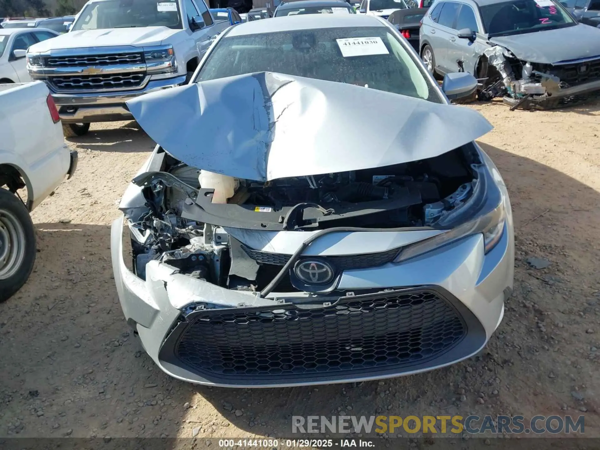 12 fotografías del automóvil dañado 5YFEPMAE0NP325540 TOYOTA COROLLA 2022