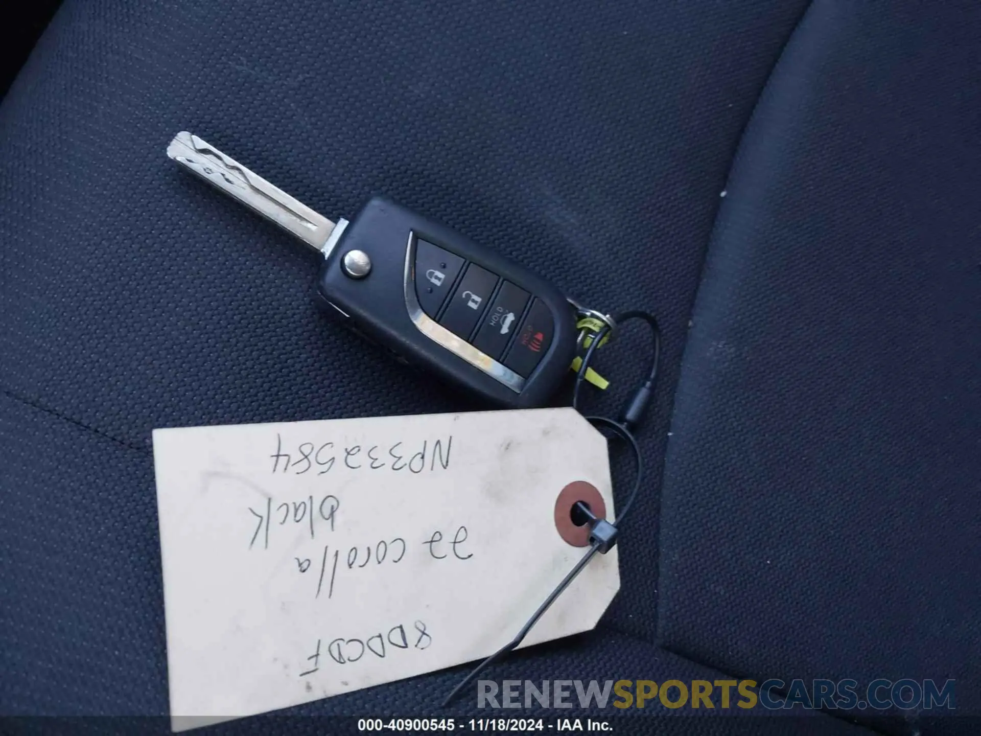 11 fotografías del automóvil dañado 5YFEPMAE0NP332584 TOYOTA COROLLA 2022