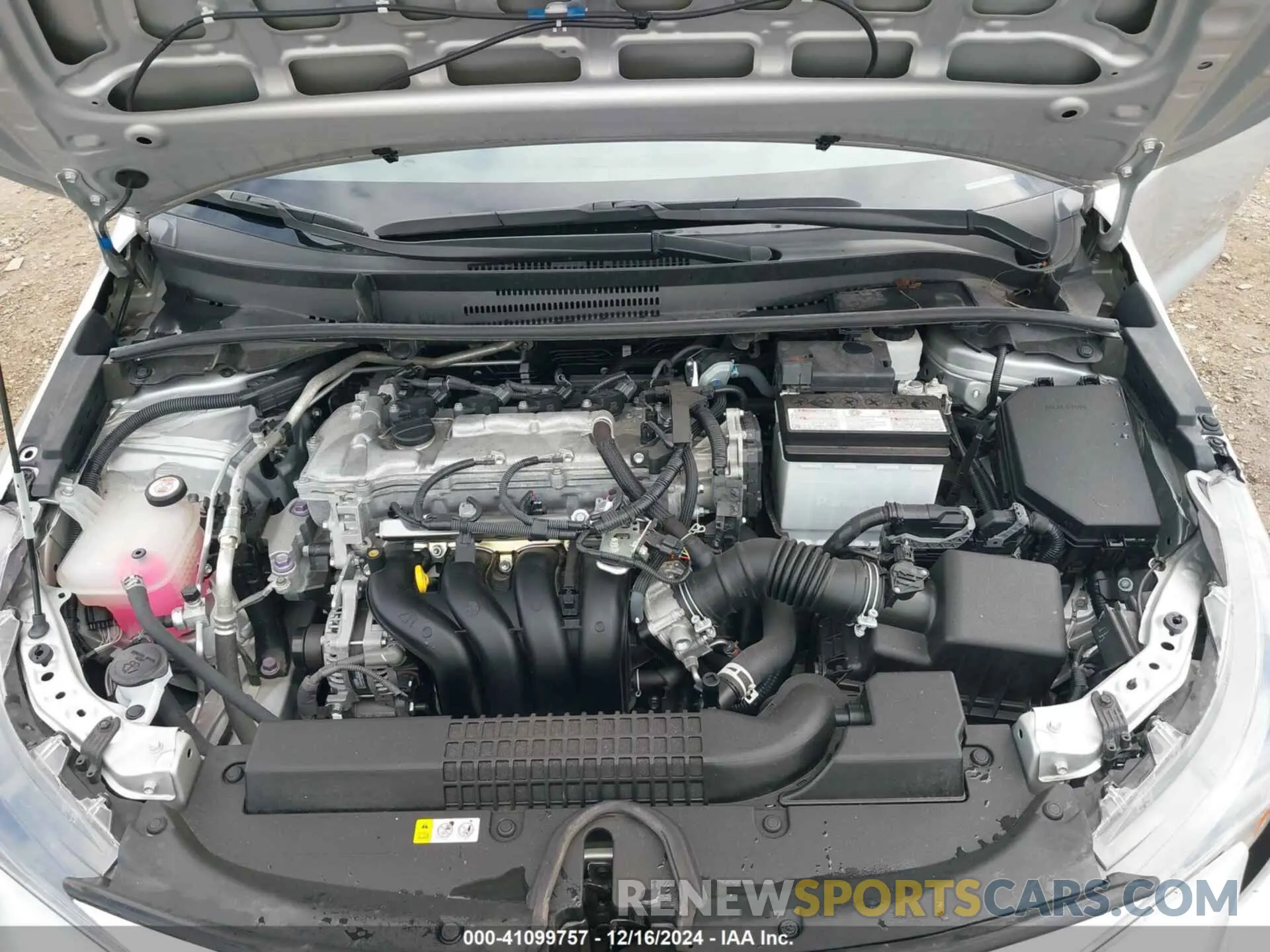 10 fotografías del automóvil dañado 5YFEPMAE0NP332634 TOYOTA COROLLA 2022