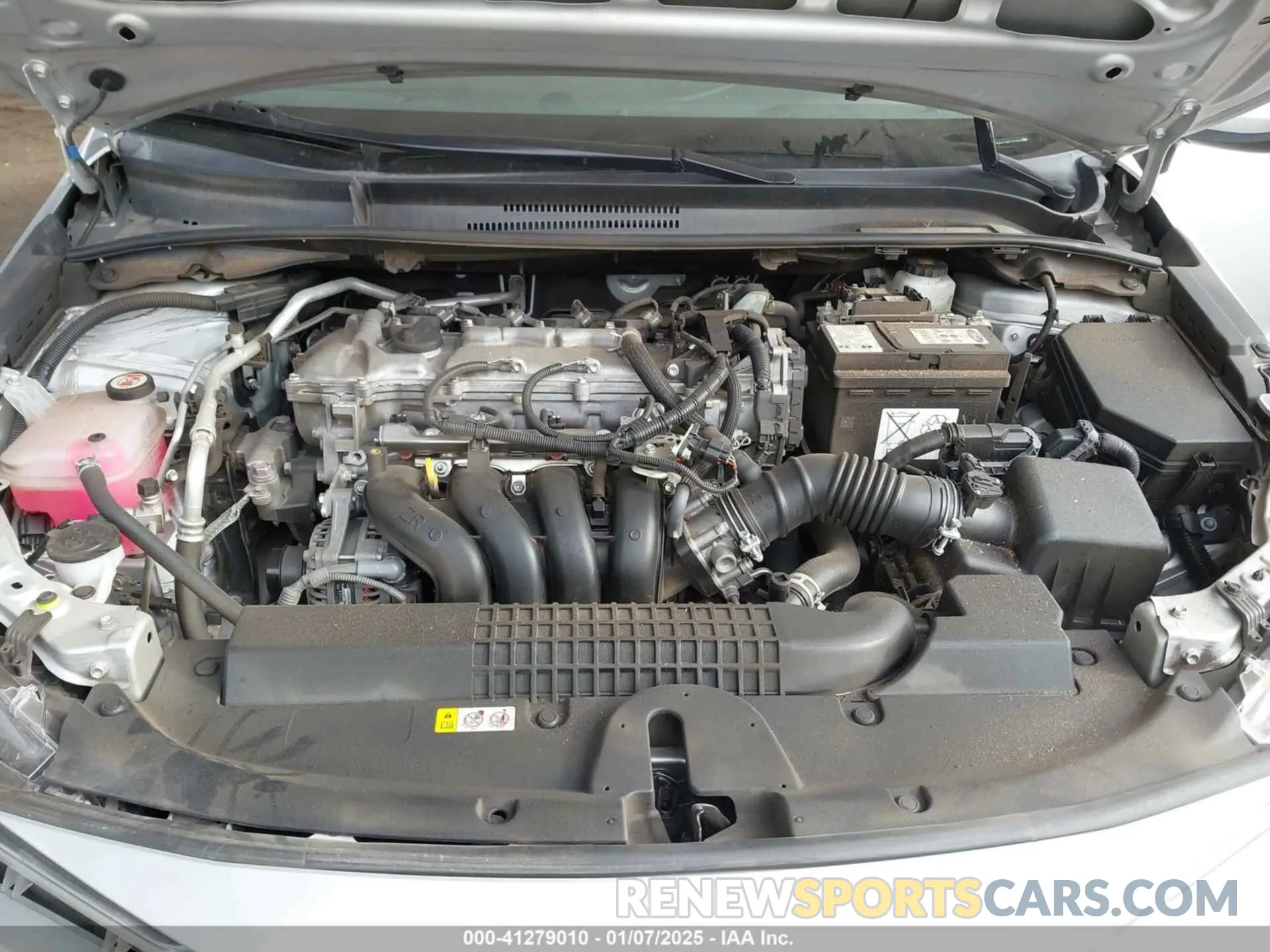 10 fotografías del automóvil dañado 5YFEPMAE0NP333640 TOYOTA COROLLA 2022