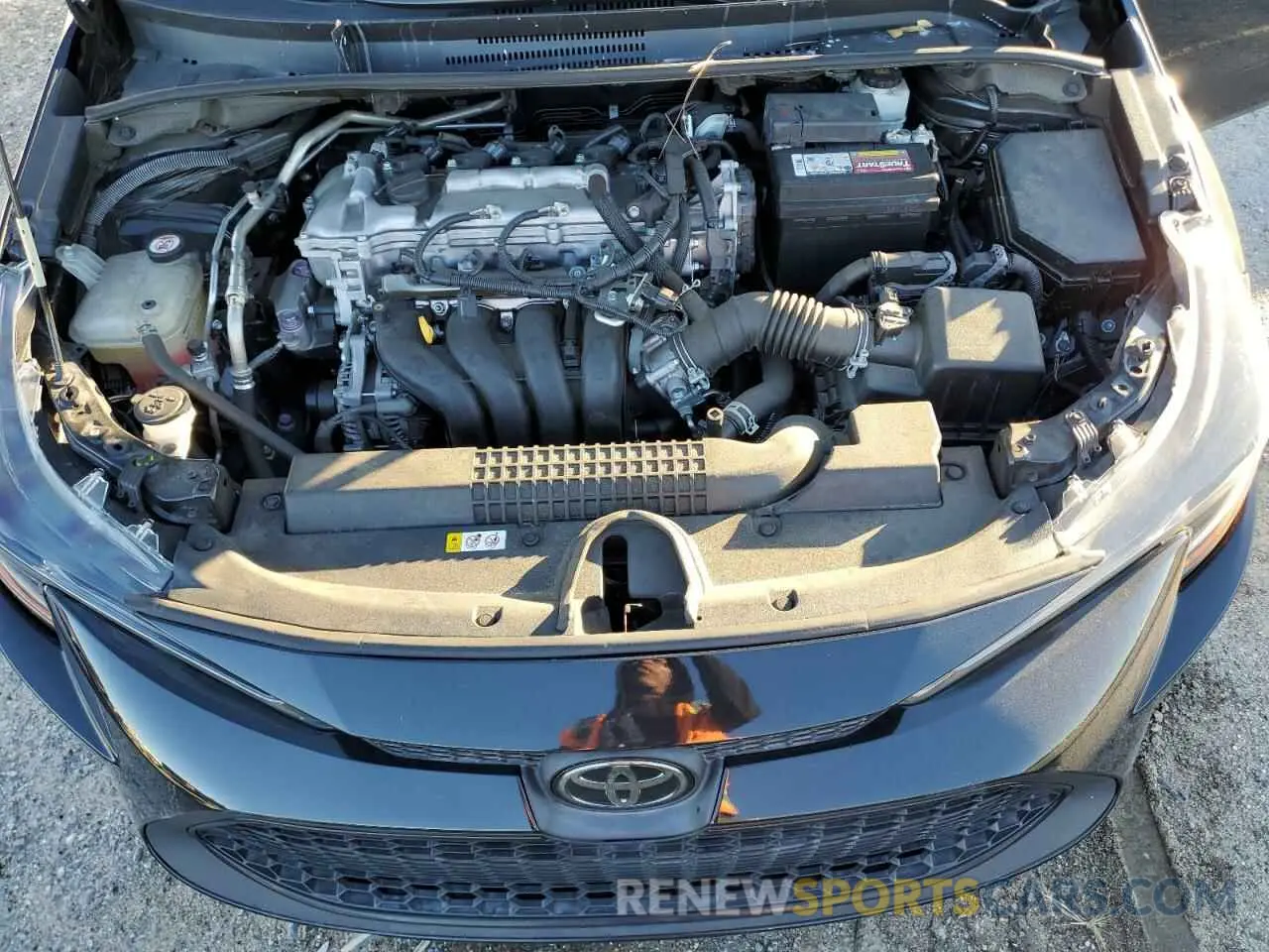 11 fotografías del automóvil dañado 5YFEPMAE0NP336134 TOYOTA COROLLA 2022