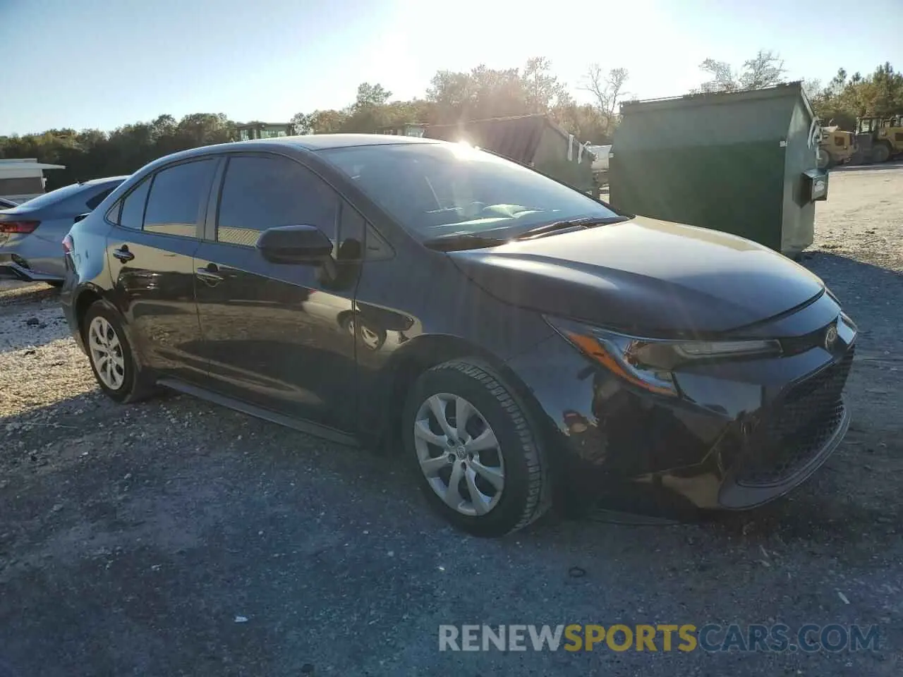 4 fotografías del automóvil dañado 5YFEPMAE0NP336134 TOYOTA COROLLA 2022
