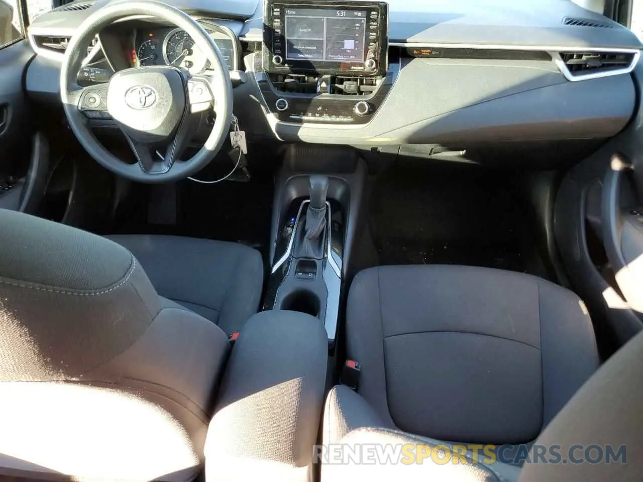 8 fotografías del automóvil dañado 5YFEPMAE0NP336134 TOYOTA COROLLA 2022