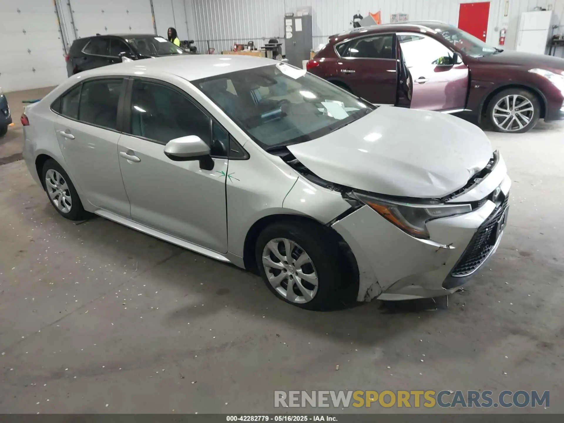 1 fotografías del automóvil dañado 5YFEPMAE0NP343469 TOYOTA COROLLA 2022
